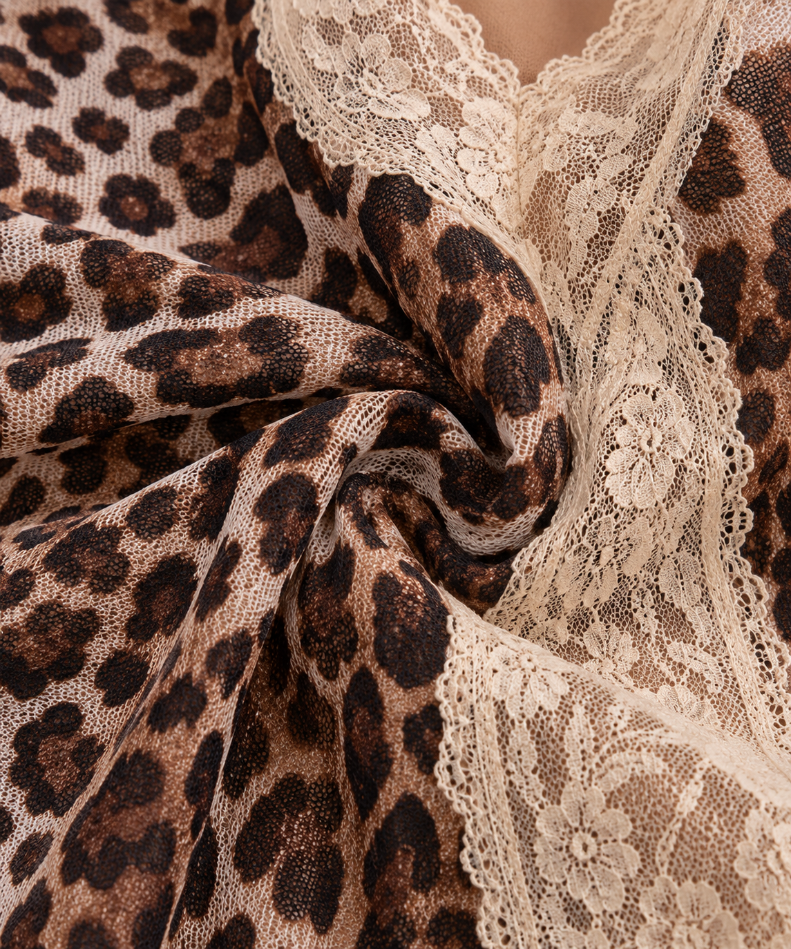 Amoréa Zahara Leopard Lace Maxi Dress