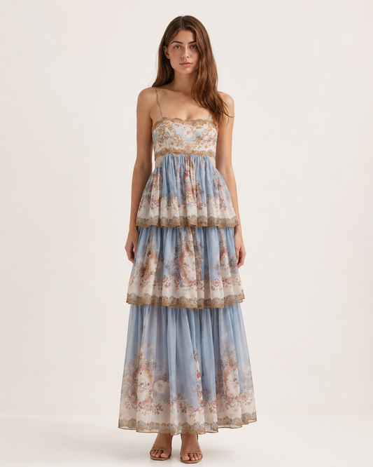 Amalfi Bloom Maxi Dress