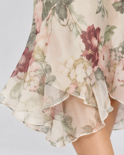 Celia Vintage Floral Midi Dress